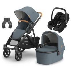 UPPAbaby VISTA V3 Travel System Dillian + Maxi Cosi Cabriofix + Optional Base