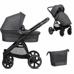 Noordi Sole Go 2in1 Pram – Black