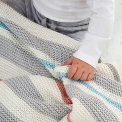 Tutti Bambini Chunky Knitted Baby Blanket – Cocoon -Kiddies Kingdom Store JHYU78