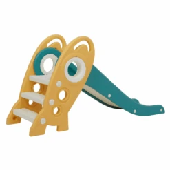 Liberty House Toys Green And Gold Kids Rocket Slide -Kiddies Kingdom Store JKLJLJ