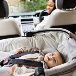 Joie Signature Calmi Car Cot Bed – Oyster -Kiddies Kingdom Store Joie calmi oyster 7 1