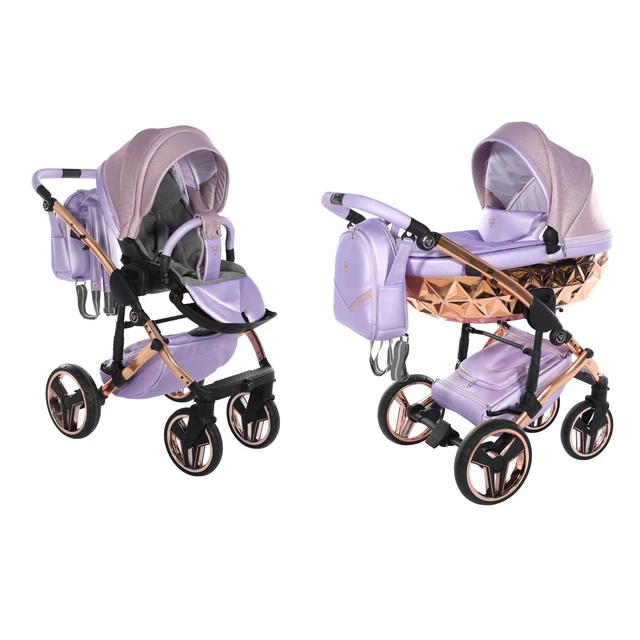 Junama Dolce 4 In 1 Travel System/Isofix Base – Lilac Rose Gold 3 Junama Dolce 4 In 1 Travel System/Isofix Base – Lilac Rose Gold - Image 3