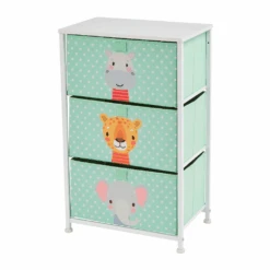 Liberty House Toys Jungle 3 Drawer Kids Storage Chest -Kiddies Kingdom Store KNKN