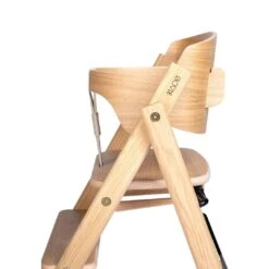 Kaos Klapp High Chair Oak Wood – Natural -Kiddies Kingdom Store Kaos highchair oak natural 6