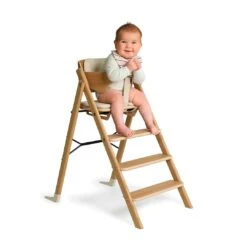 Kaos Klapp High Chair Oak Wood – Natural -Kiddies Kingdom Store Kaos highchair oak natural 7