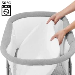 Kinderkraft Lovi 3 In 1 Crib Grey 18 Kinderkraft Lovi 3 In 1 Crib Grey -Kiddies Kingdom Store Kinderkraft Lovi 3 in 1 Crib Grey 11