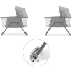 Kinderkraft Lovi 3 In 1 Crib Grey 25 Kinderkraft Lovi 3 In 1 Crib Grey -Kiddies Kingdom Store Kinderkraft Lovi 3 in 1 Crib Grey 4