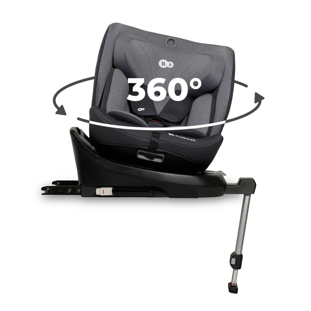 Kinderkraft I-360 Car Seat – Grey 8 Kinderkraft I-360 Car Seat – Grey - Image 8