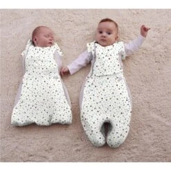 Purflo Swaddle To Sleep Bag Scandi Spot 0-4 Months, 0.5 Tog -Kiddies Kingdom Store LLL