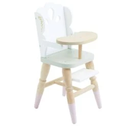 Le Toy Van Dolls Wooden High Chair With Nursing Kit -Kiddies Kingdom Store Le Toy Van Doll High Chair 4
