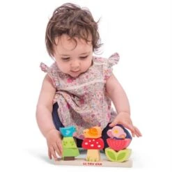 Le Toy Van Stacking Garden -Kiddies Kingdom Store Le Toy Van My Stacking Garden2
