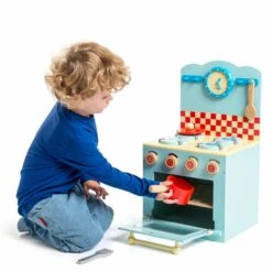 Le Toy Van Orginal Kitchen Oven And Cooker Set 8 Le Toy Van Orginal Kitchen Oven And Cooker Set -Kiddies Kingdom Store Le Toy Van Oven and Hob Set Blue 4