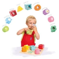 Le Toy Van Petilou Sensory Shapes 6 Le Toy Van Petilou Sensory Shapes -Kiddies Kingdom Store Le Toy Van Petilou Sensory Shapes 3