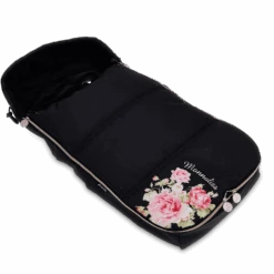 LeclercBaby By Monnalisa Stroller – Black -Kiddies Kingdom Store LeclercBaby Monnalisa Baby Footmuff Black