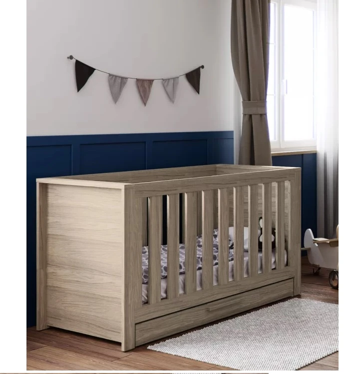 Little Acorns Ellesmere 3 Piece Room Set/Underdrawer – Grey/Ash 2 Little Acorns Ellesmere 3 Piece Room Set/Underdrawer – Grey/Ash - Image 2