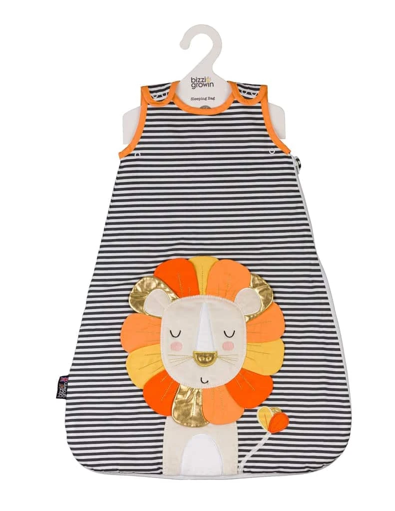Bizzi Growin -BABY SLEEPING BAG 0-6 MONTHS 2.5 TOG – Ludvic Lion 1 Bizzi Growin -BABY SLEEPING BAG 0-6 MONTHS 2.5 TOG – Ludvic Lion
