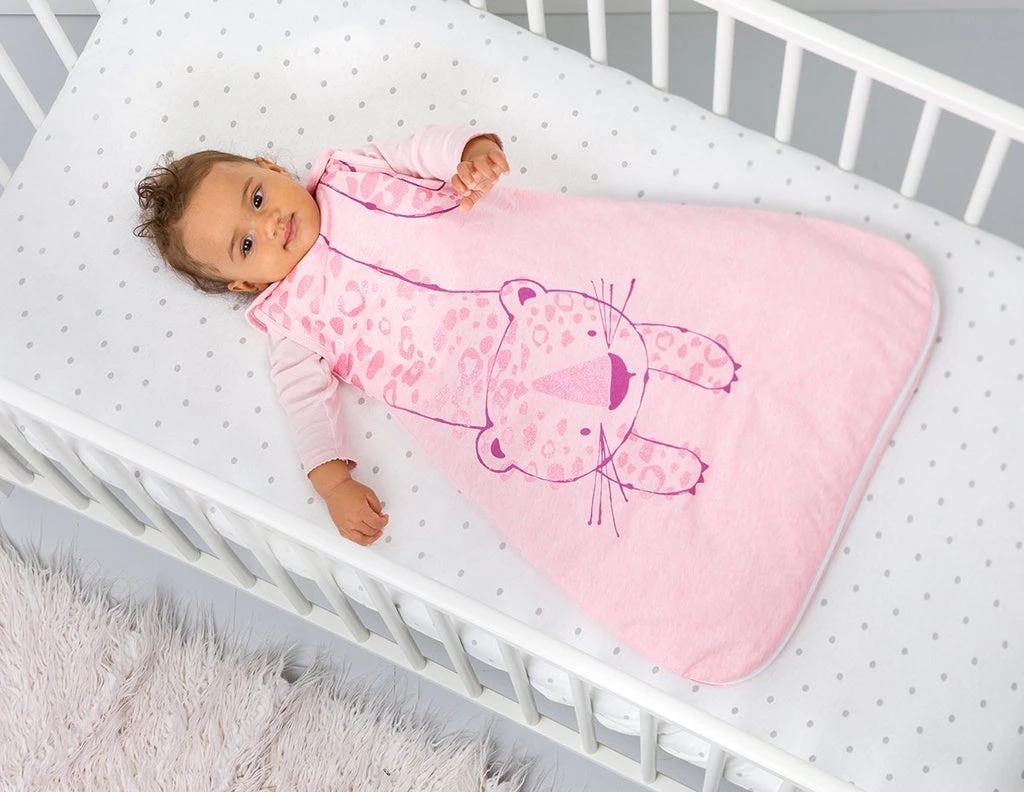 Bizzi Growin -BABY SLEEPING BAG 6-18 MONTHS 2.5 TOG – Lyra Leopard 2 Bizzi Growin -BABY SLEEPING BAG 6-18 MONTHS 2.5 TOG – Lyra Leopard - Image 2