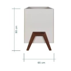 Tutti Bambini Fuori Mini Cot Bed White Sand & Warm Walnut -Kiddies Kingdom Store MOI9UUYVT6