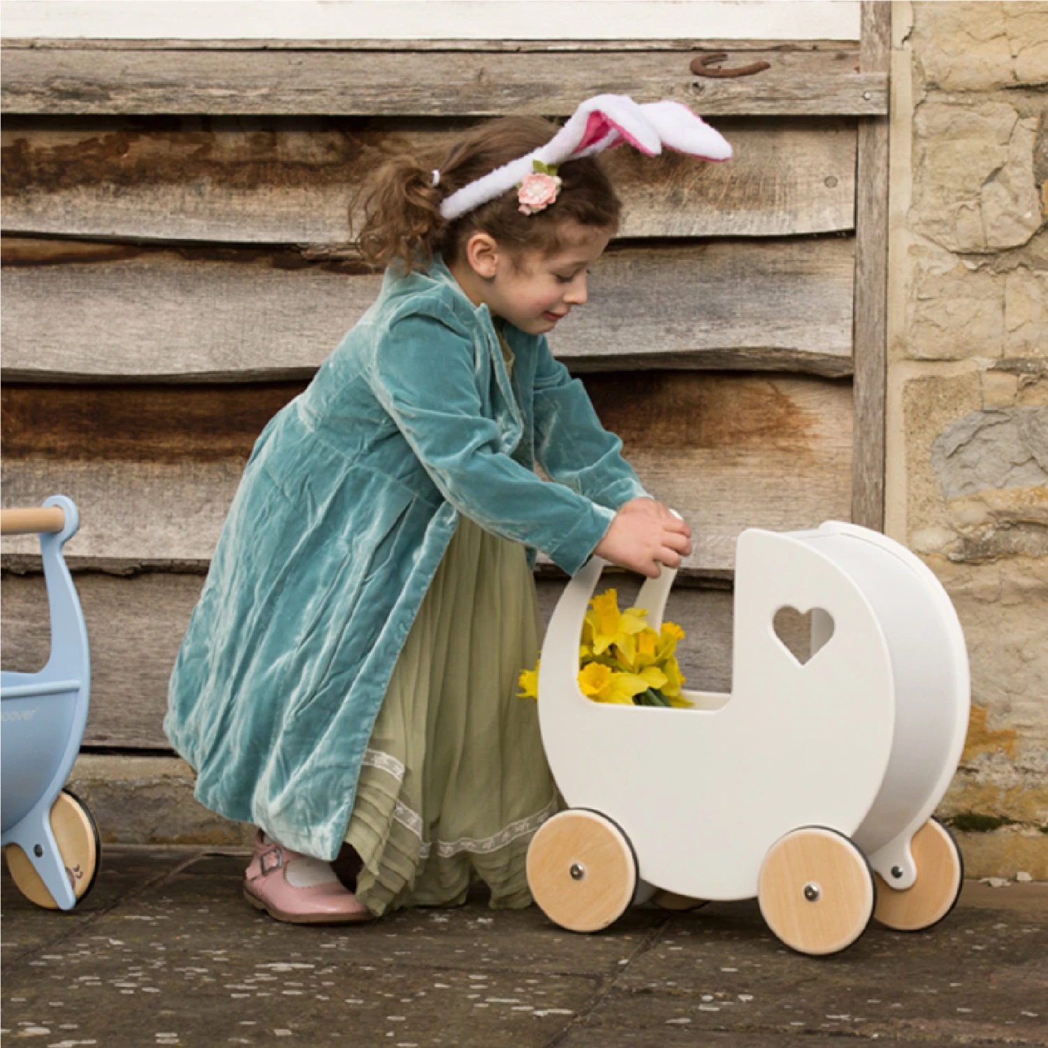 Moover Dolls Pram White 2 Moover Dolls Pram White - Image 2