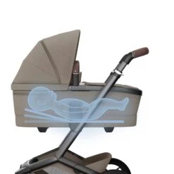 Maxi-Cosi Fame Pushchair Essential Bundle – Twillic Truffle Black Wheels -Kiddies Kingdom Store Maxi Cosi Fame 2 in 1 Pushchair Twillic Truffle 4