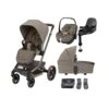Maxi-Cosi Maxi Cosi Fame Travel System With Pebble 360 Pro2 Car Seat & Base – Truffle With Brown Wheels