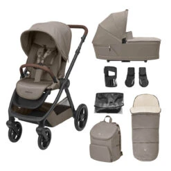 Maxi-Cosi Oxford Pushchair Essential Bundle – Twillic Truffle