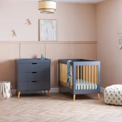 Obaby Maya 4in1 2 Piece Nursery Room Set – Slate