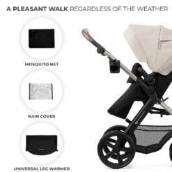 Kinderkraft MOOV 2 Travel System Grey -Kiddies Kingdom Store NGYJI6