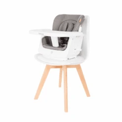 Tutti Bambini Nova Highchair/Rocker Package – Oak/White -Kiddies Kingdom Store Nova highchair oak and grey 16