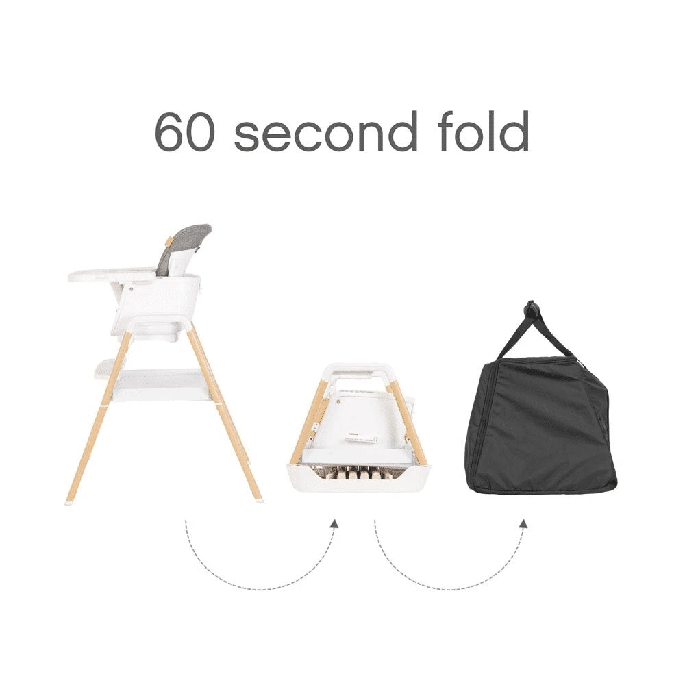 Tutti Bambini Nova Highchair – Oak/White 10 Tutti Bambini Nova Highchair – Oak/White - Image 10