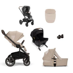 Nuna Mixx Next URBN Pushchair Bundle – Biscotti