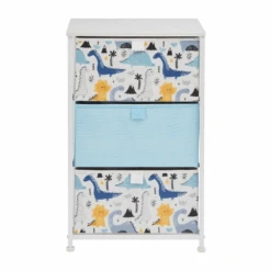 Liberty House Toys Dinosaur 3 Drawer Kids Storage Chest -Kiddies Kingdom Store OIUO