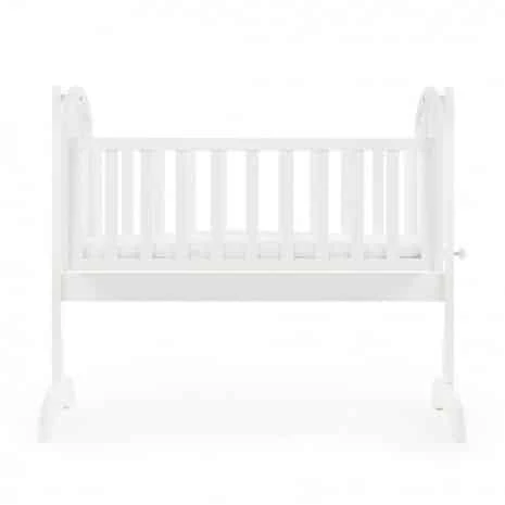 Obaby Sophie Swinging Crib & Mattress White 2 Obaby Sophie Swinging Crib & Mattress White - Image 2