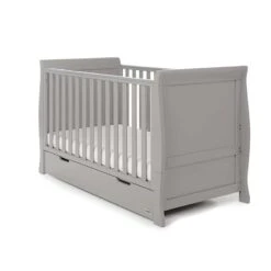 Obaby Stamford Classic Nursery Room Set Builder – Warm Grey 22 Obaby Stamford Classic Nursery Room Set Builder – Warm Grey -Kiddies Kingdom Store Obaby Stamford Classic Sleigh Cot Bed Warm Grey