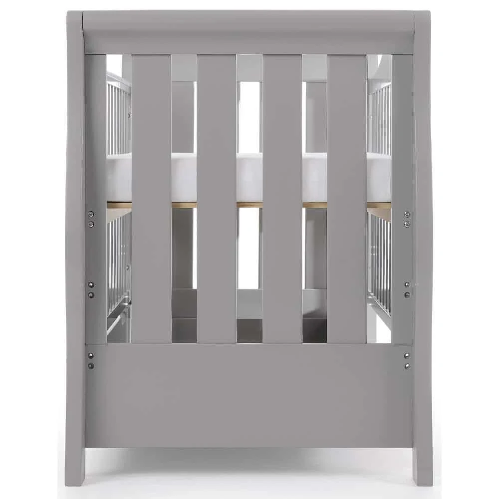 Obaby Stamford Luxe Sleigh Cot Bed – Warm Grey 8 Obaby Stamford Luxe Sleigh Cot Bed – Warm Grey - Image 8