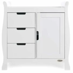 Obaby Stamford 4in1 Cot Bed 3 Piece Sleigh Room Set/Accessories – White 20 Obaby Stamford 4in1 Cot Bed 3 Piece Sleigh Room Set/Accessories – White -Kiddies Kingdom Store Obaby Stamford Mini Sleigh 2 Piece Room Set White 6