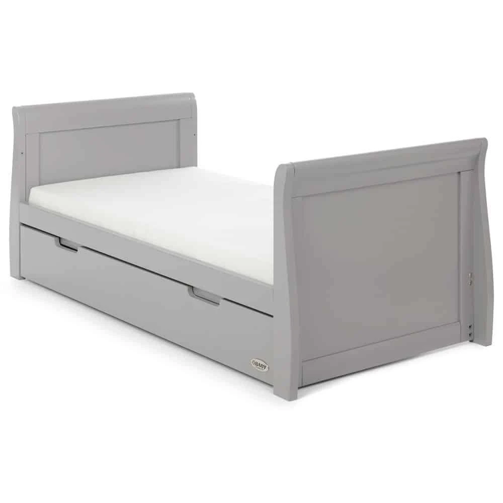 Obaby Stamford Classic Sleigh 3 Piece Nursery Room Set – Warm Grey 8 Obaby Stamford Classic Sleigh 3 Piece Nursery Room Set – Warm Grey - Image 8