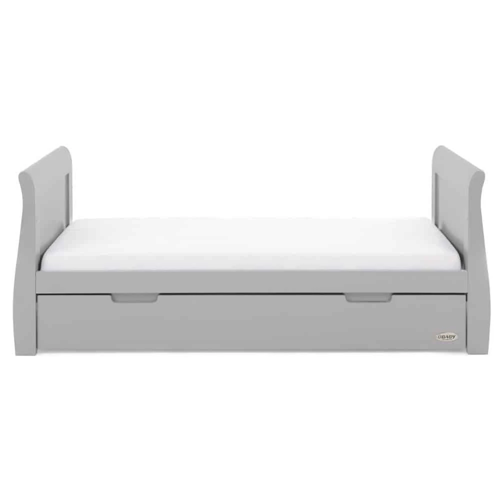 Obaby Stamford Classic Sleigh 3 Piece Nursery Room Set – Warm Grey 9 Obaby Stamford Classic Sleigh 3 Piece Nursery Room Set – Warm Grey - Image 9