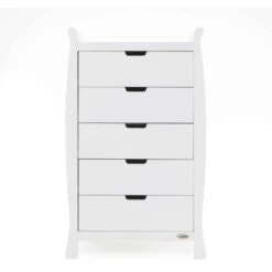 Obaby Stamford Classic Sleigh 4 Piece Nursery Room Set – White -Kiddies Kingdom Store Obaby Stamford Sleigh 4 Piece Room Set White 4