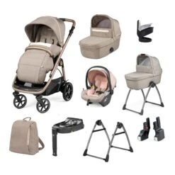 Peg Perego Veloce Deluxe I-Size Isofix Travel System Bundle – Mon Amour