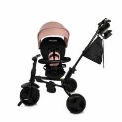 Estilo Bebe Pro 360 Foldable Trike Pink 27 Estilo Bebe Pro 360 Foldable Trike Pink -Kiddies Kingdom Store Pro 360 side angle pink