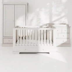 Mamas & Papas Oxford 3 Piece Nursery Room Set – Pure White -Kiddies Kingdom Store RHY