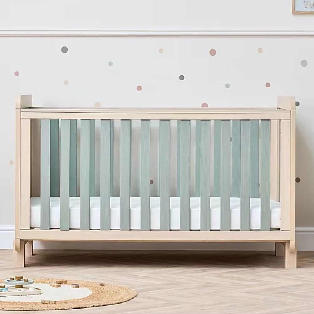 Tutti Bambini Kuba Cot Bed – Pickled Oak/Sage Weave 5 Tutti Bambini Kuba Cot Bed – Pickled Oak/Sage Weave - Image 5