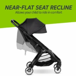 Baby Jogger City Tour 2 Pitch Black Pushchair -Kiddies Kingdom Store RUUTIYO