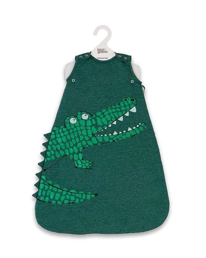 Bizzi Growin -BABY SLEEPING BAG 0-6 MONTHS 2.5 TOG – Rocka Croc 1 Bizzi Growin -BABY SLEEPING BAG 0-6 MONTHS 2.5 TOG – Rocka Croc