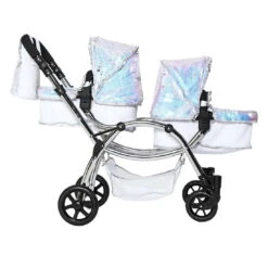 Roma Polly Amy Childs Twin Dolls Pram 17 Roma Polly Amy Childs Twin Dolls Pram -Kiddies Kingdom Store Roma Polly Amy Childs Twin Dolls Pram Mermaid 3 years 88cm 5