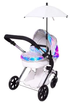 Roma Polly Sparkle White Parasol -Kiddies Kingdom Store Roma Polly Sparkle White Parasol 3
