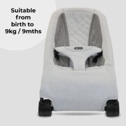 My Babiie Reclining Baby Bouncer – Grey -Kiddies Kingdom Store SGEY47 6