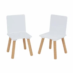 Liberty House Toys White And Pinewood Table And Chair Set 11 Liberty House Toys White And Pinewood Table And Chair Set -Kiddies Kingdom Store SKFGB