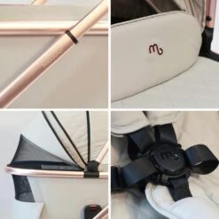 My Babiie MB500 3-in-1 Travel System – Rose Gold Stone -Kiddies Kingdom Store SXDC